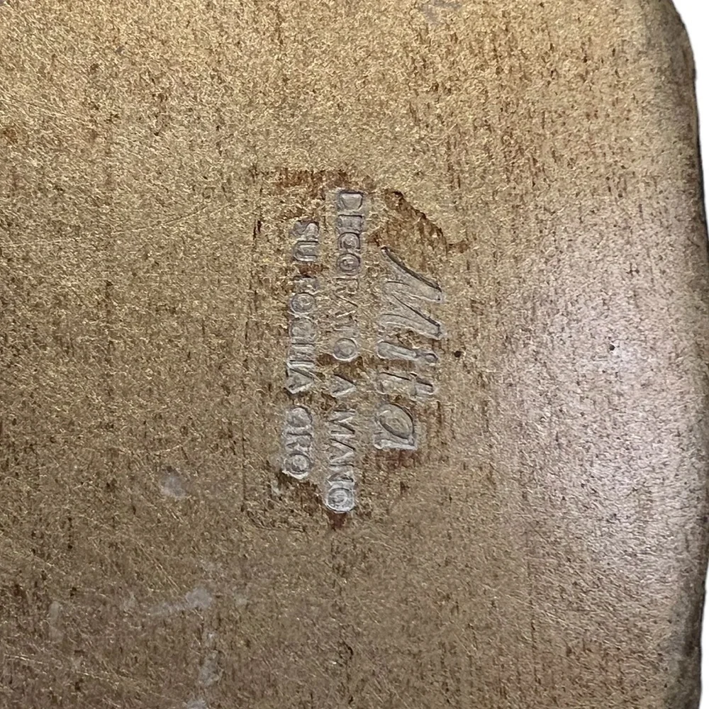 Vintage Italian - wood tray - MITA - ITALY - Size 12.5" - Picture 2 of 2